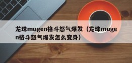 龙珠mugen格斗怒气爆发（龙珠mugen格斗怒气爆发怎么变身）